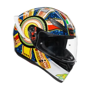 Casco integrale stradale AGV K1 Dreamtime, motivo tribale colorato