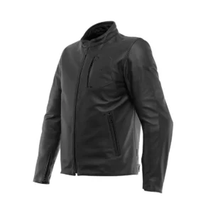 Dainese-Fulcro-Giacca In Pelle Uomo-Black