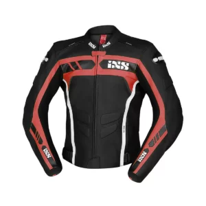 Ixs- Sport Ld Jacket Rs 600-Giacca In Pelle-Black/White/Red