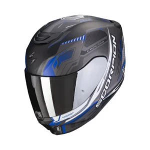Casco integrale Scorpion EXO 391 Haut, nero, argento e blu