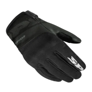 Guanti moto leggeri e sicuri, Spidi Flash-R KP, in tessuto nero